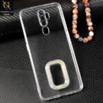 Oppo A5 2020 Cover - Transparent - Logo Hole Camera Lense Protection Soft Silicon Transparent Case