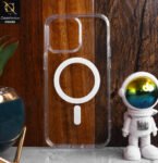 iPhone 15 Pro Max Cover - Transparent - New Aircraft Aluminum CNC Precision Process MagSafe Soft Case (MagSafe Notification Enabled)