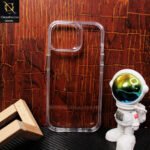 iPhone 14 Cover - Transparent - New Clear Soft + Hard Double Body Camera & Screen Protection Case