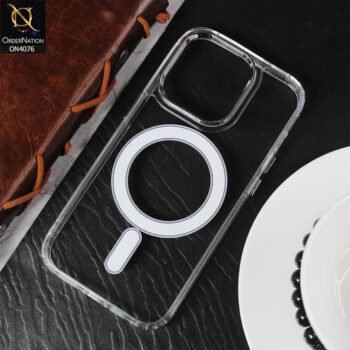 iPhone 14 Pro Cover - Transparent - SheerForce Magnetic Treated Protective Phone Case