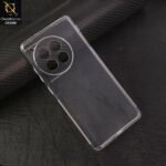 OnePlus 12R Cover - Soft 4D Design Shockproof Silicone Transparent Clear Camera Protection Case
