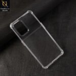 Oppo F19 Cover - Soft 4D Design Shockproof Silicone Transparent Clear Case