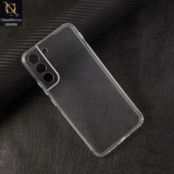 Samsung Galaxy S22 Plus Cover - Soft 4D Design Shockproof Silicone Transparent Clear Camera Protection Case